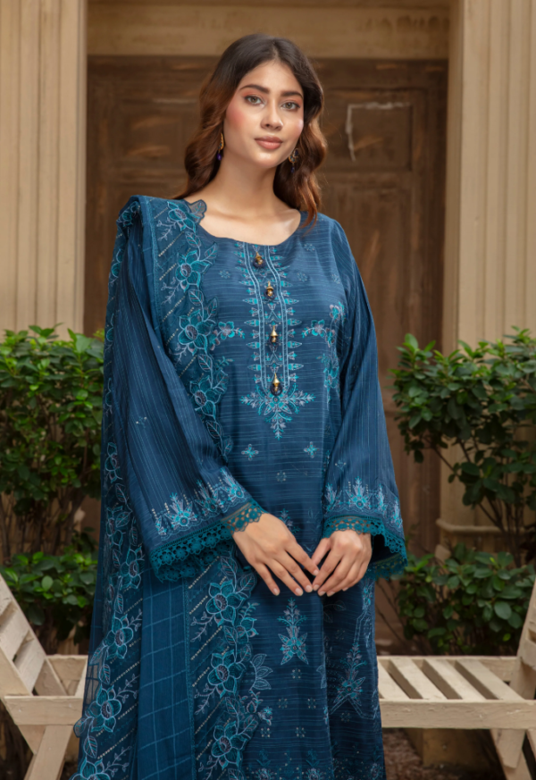 3 piece Embroidered suit