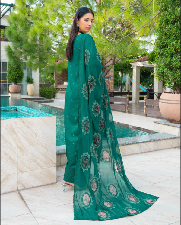 3 piece Embroidered suit