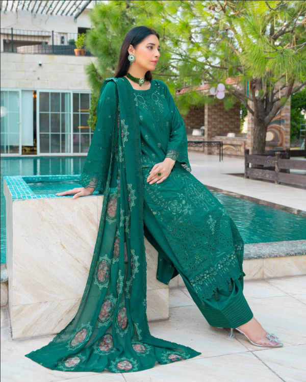 3 piece Embroidered suit
