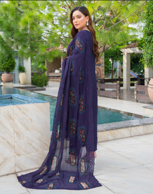 3 piece Embroidered suit